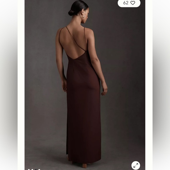 Anthropology BHLDN Marta Crepe Dress - Plum - Picture 2 of 8